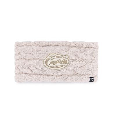 Women's '47 Natural Florida Gators Core & Inline Latte Knit Headband