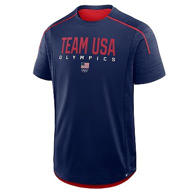 Men's Fanatics Navy Team USA Inbound Pass Play T-Shirt
