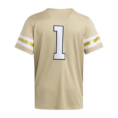 Men's adidas #1 Gold Georgia Tech Yellow Jackets Premier Jersey