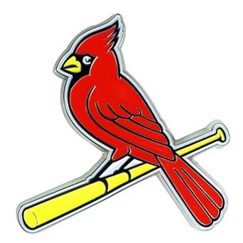 Logo Brands St. Louis Cardinals Embossed Color Auto Emblem