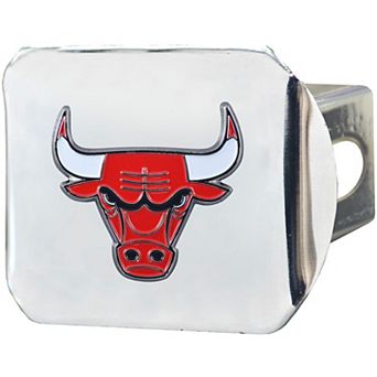 Logo Brands Chicago Bulls Color on Chrome Hitch Cover