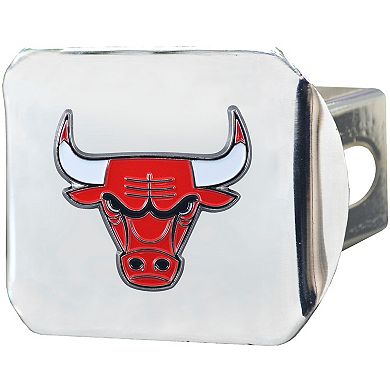 Logo Brands Chicago Bulls Color on Chrome Hitch Cover