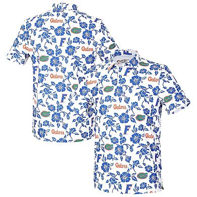 Men's Reyn Spooner White Florida Gators Pua Performance Polo