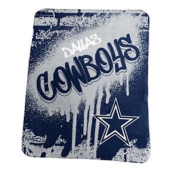 Logo Brands Dallas Cowboys 50" x 60" Classic Graffiti Fleece Throw Blanket