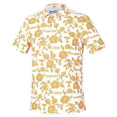 Men's Reyn Spooner White Tennessee Volunteers Pua Performance Polo