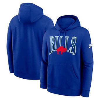 Men's Nike Royal Buffalo Bills Full Blitz Club Fleece Pullover Hoodie