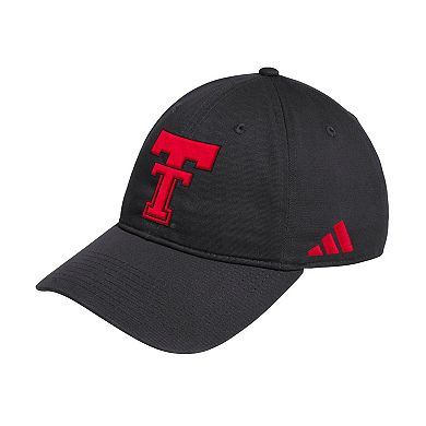 Unisex adidas Black Texas Tech Red Raiders Seasonal Baseball Slouch Adjustable Hat