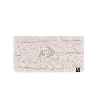 Women's '47 Natural Colorado Buffaloes Core & Inline Latte Knit Headband