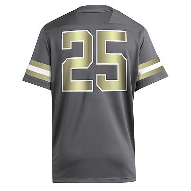 Men's adidas #25 Gray Georgia Tech Yellow Jackets Premier Jersey