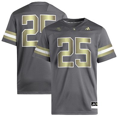 Men's adidas #25 Gray Georgia Tech Yellow Jackets Premier Jersey