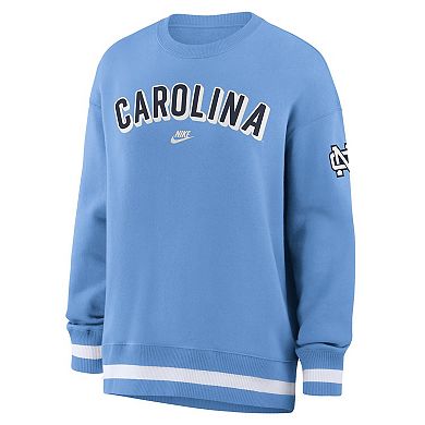 Women's Nike Carolina Blue North Carolina Tar Heels Oversized Legacy Phoenix Sweatshirt