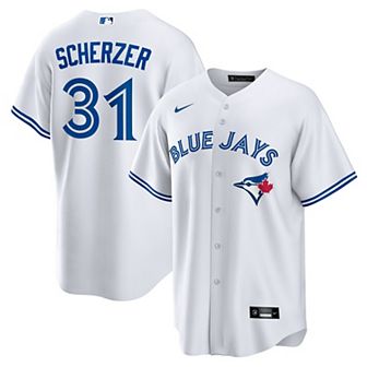 Men's Nike Max Scherzer White Toronto Blue Jays Home Replica Jersey