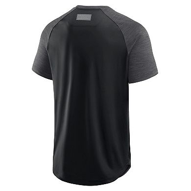 Men's Fanatics Black San Antonio Spurs Inbound Pass Play Practice T-Shirt