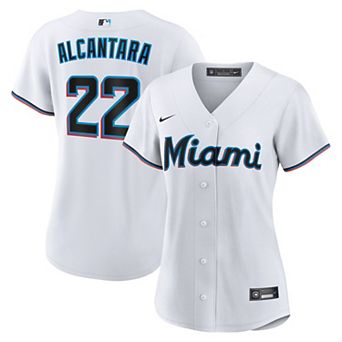 Women's Nike Sandy Alcantara White Miami Marlins Home Replica Player Jersey