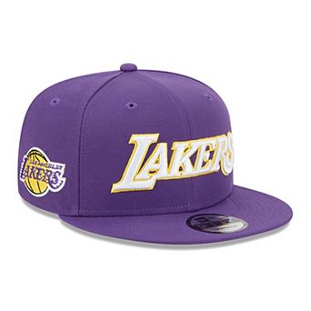Men's New Era Purple Los Angeles Lakers Jersey Hook Statement Edition 9FIFTY Snapback Hat