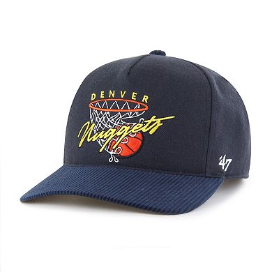 Men's '47 Navy Denver Nuggets Nothing But Net Hitch Adjustable Hat