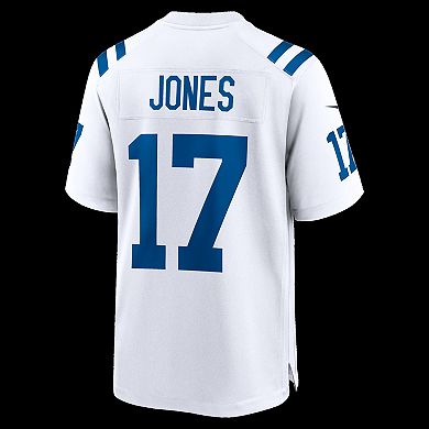 Men's Nike Daniel Jones White Indianapolis Colts Game Jersey
