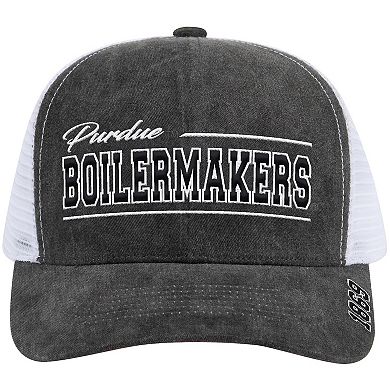 Unisex Colosseum Gray Purdue Boilermakers Billy 2400 Adjustable Trucker Hat