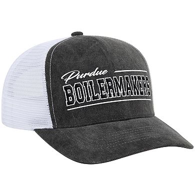 Unisex Colosseum Gray Purdue Boilermakers Billy 2400 Adjustable Trucker Hat