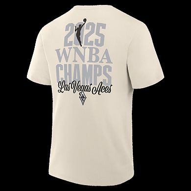 Unisex Fanatics Beige Las Vegas Aces 2025 WNBA Finals Champions Elegance T-Shirt