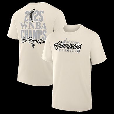 Unisex Fanatics Beige Las Vegas Aces 2025 WNBA Finals Champions Elegance T-Shirt