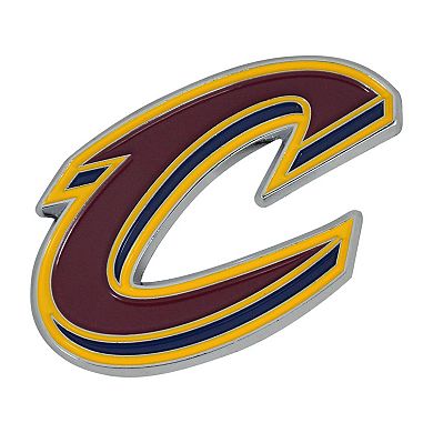 Logo Brands Cleveland Cavaliers Embossed Color Auto Emblem
