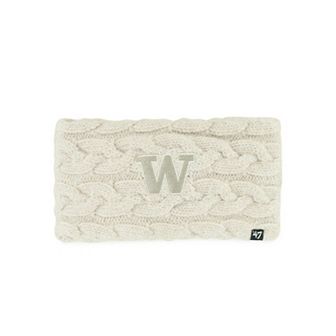 Women's '47 Natural Washington Huskies Core & Inline Latte Knit Headband