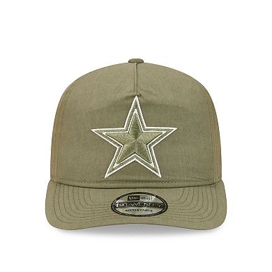 Men's New Era Olive Dallas Cowboys Nylon 19TWENTY Adjustable Hat