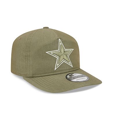 Men's New Era Olive Dallas Cowboys Nylon 19TWENTY Adjustable Hat