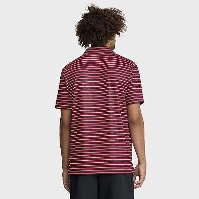 Men's Nike Crimson Alabama Crimson Tide 2025 Coaches Premium Tour Stripe Dri-FIT Polo