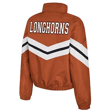 Women's Colosseum Texas Orange Texas Longhorns Thin Ice Full-Zip Windbreaker