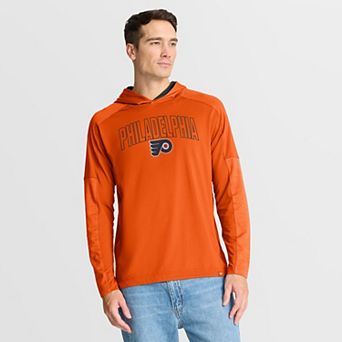 Men's Fanatics Orange Philadelphia Flyers Penalty Shot Long Sleeve Hoodie T-Shirt