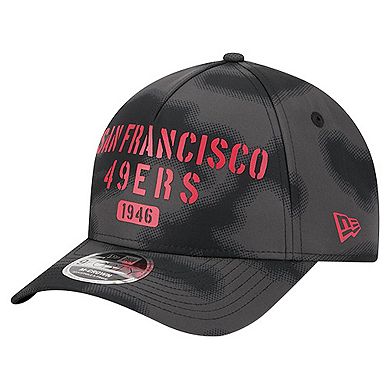Men's New Era Gray San Francisco 49ers Halftone Camo 9FORTY Hat