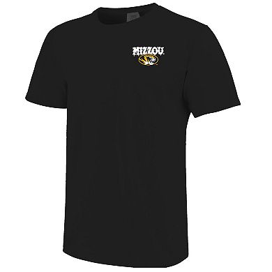 Men's Black Missouri Tigers Spooky Zou T-Shirt
