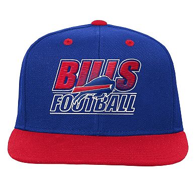 Youth Outerstuff Royal Buffalo Bills Team Gradient Deadstock Snapback Hat