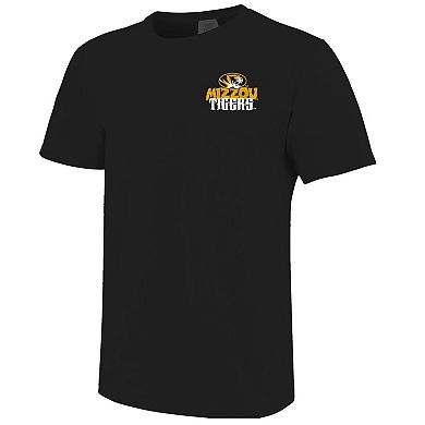 Men's Black Missouri Tigers Spooky Zou T-Shirt