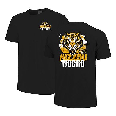 Men's Black Missouri Tigers Spooky Zou T-Shirt