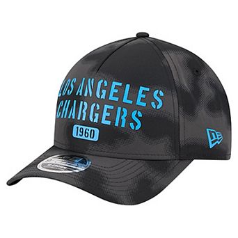 Men's New Era Gray Los Angeles Chargers Halftone Camo 9FORTY Hat