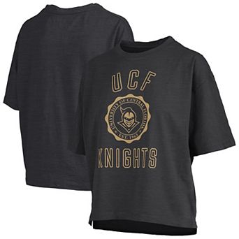 Women's Pressbox Black UCF Knights Motley Crew Bishop Waist Length Oversized T-Shirt