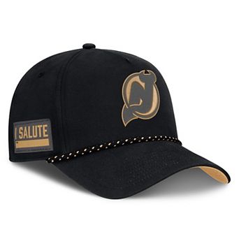 Men's Fanatics Black New Jersey Devils Military Appreciation Authentic Pro A-Frame Adjustable Hat