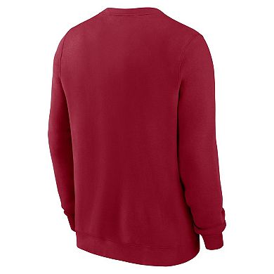 Men's Nike Crimson Oklahoma Sooners Arch Pullover Sweatshirt
