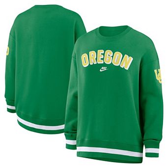 Women's Nike Green Oregon Ducks Oversized Legacy Phoenix Sweatshirt