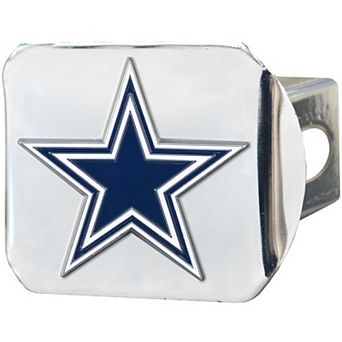 Logo Brands Dallas Cowboys Color on Chrome Hitch Cover