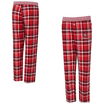 Women's Concepts Sport Scarlet San Francisco 49ers Laney Plaid Tri-Blend Pants