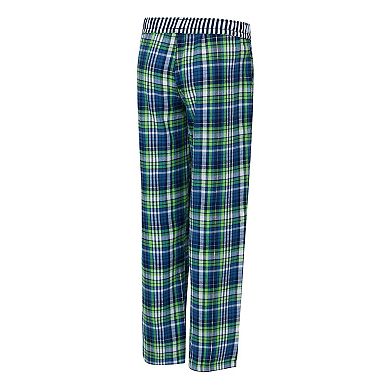 Women's Concepts Sport College Navy Seattle Seahawks Laney Plaid Tri-Blend Pants