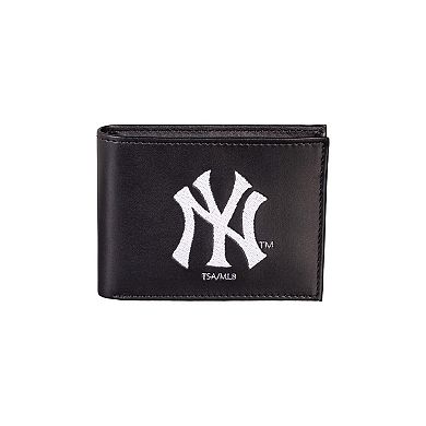 New York Yankees Synthetic Leather Embroidered Bifold Wallet