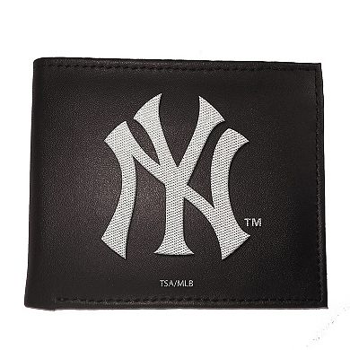 New York Yankees Synthetic Leather Embroidered Bifold Wallet