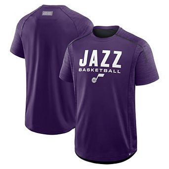Men's Fanatics Purple Utah Jazz Inbound Pass Play Practice T-Shirt