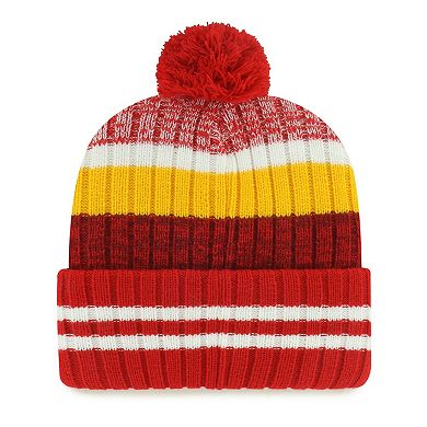 Men's '47 Kansas City Chiefs Quiver Cuffed Knit Hat with Pom
