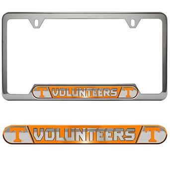 Logo Brands Tennessee Volunteers Embossed License Plate Frame
